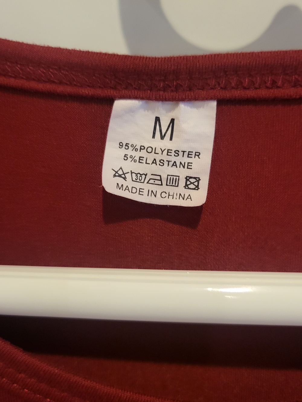 Unbranded Women's Maroon 'Santa's Favorite Hot Mess' Holiday Tee - Picture 2 of 4